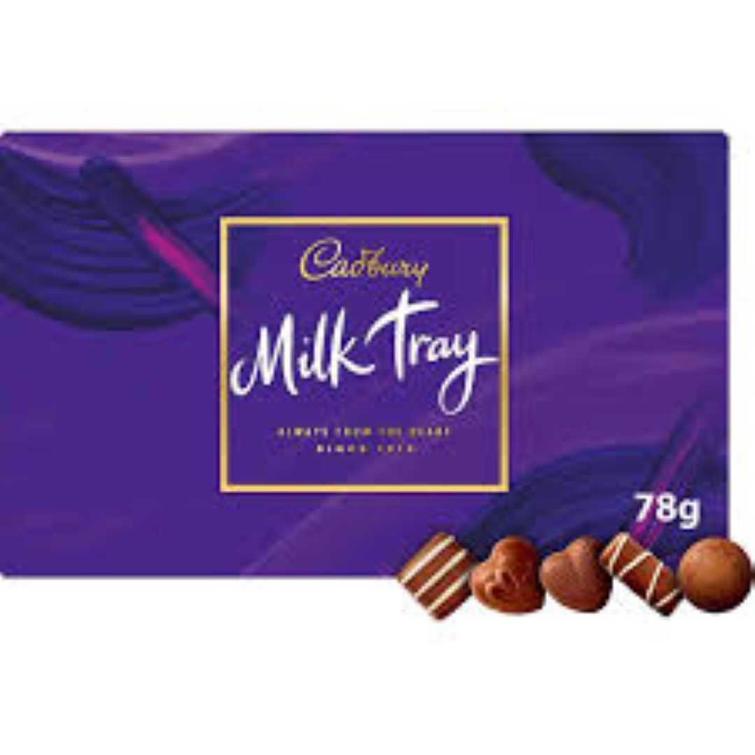 CADBURY MILK TRAY 78G